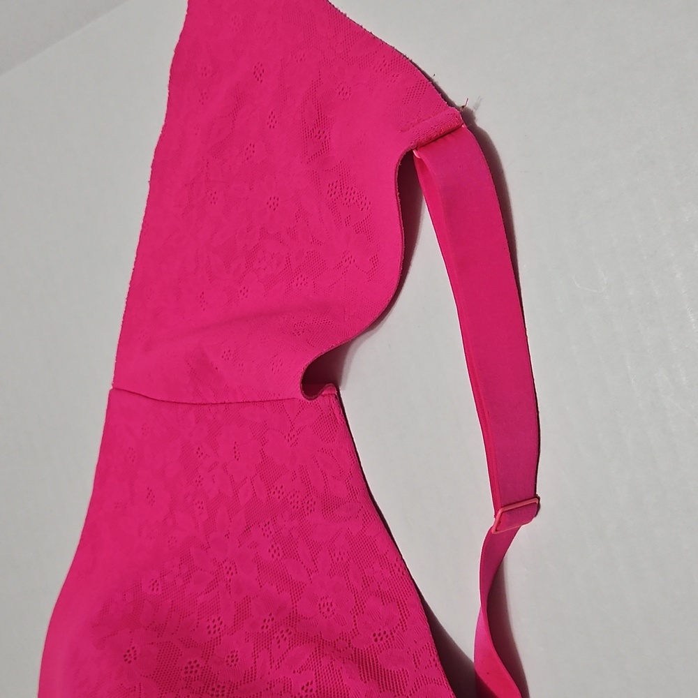 Aerie Smoothez Women's Pink Full Coverage Seamless High Waisted Bra Size XXL - Picture 13 of 16